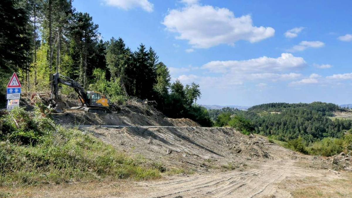 Casolana, il cantiere è partito massima attenzione ai fossi