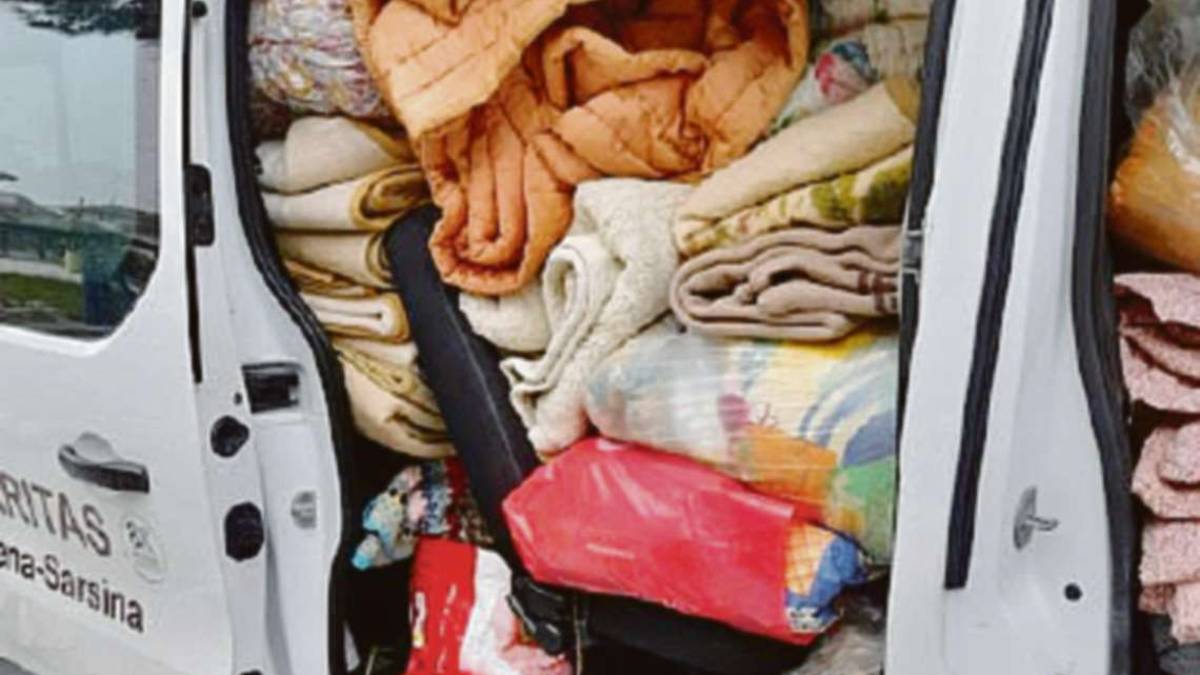 Cesenatico, aiuti Caritas agli ucraini contro gelo e fame