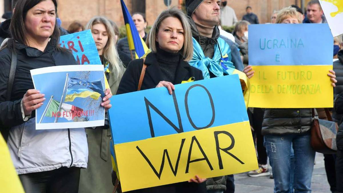 Forlì, il grido di pace dell'Ucraina