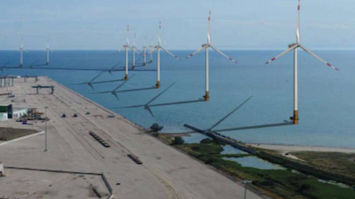 Ravenna, Qint'x opera nel primo impianto eolico nel Mediterraneo