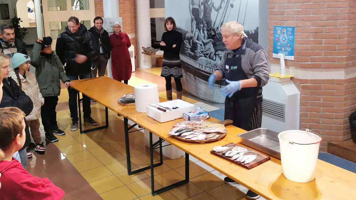 Cesenatico, alunni e genitori a lezione di pesce locale: Ecco come si sceglie