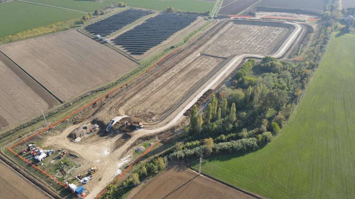 Imola, conclusi i lavori per realizzare l’invaso irriguo Laghetto