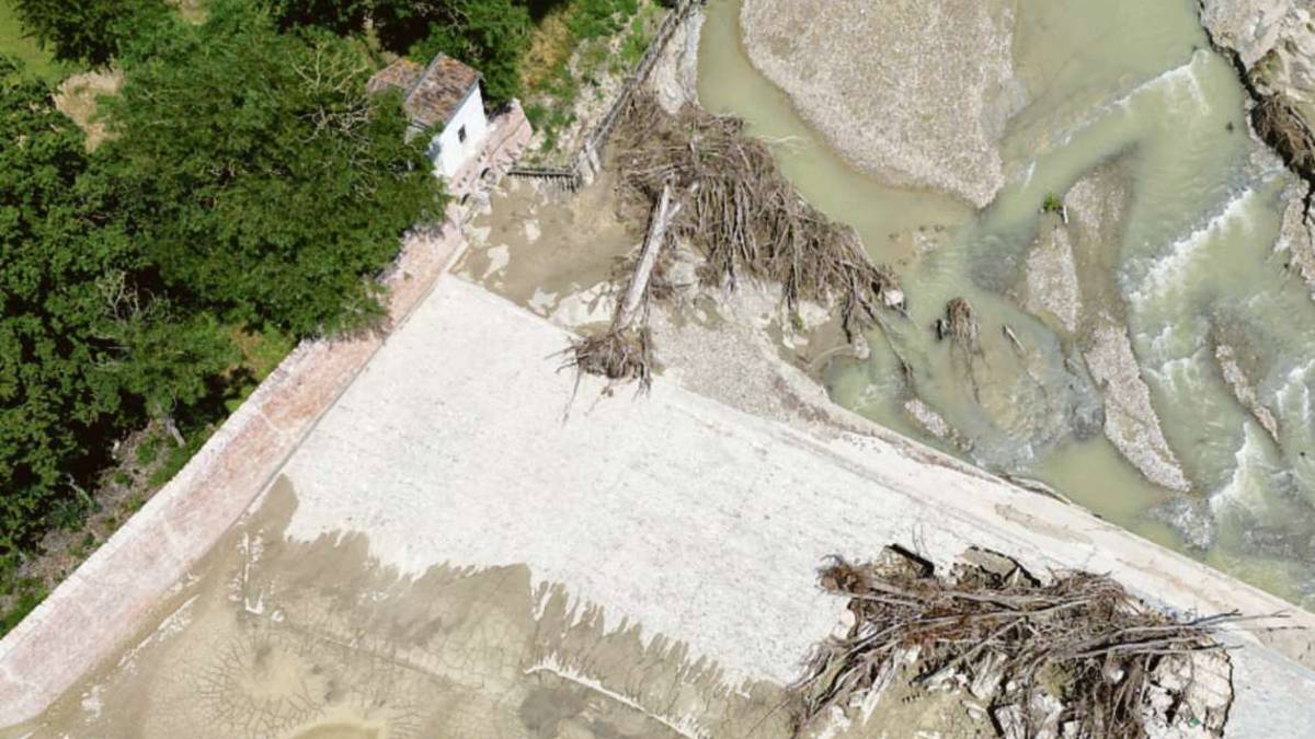 Forlì. Danni alla Chiusa del Calanco