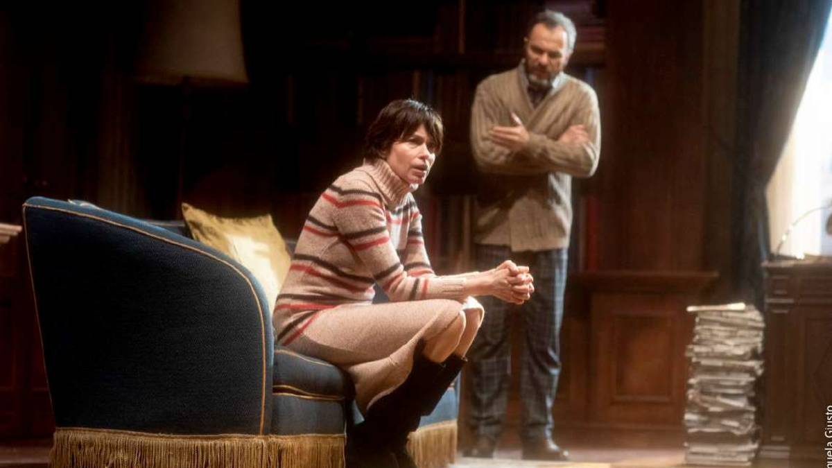 Massimiliano Gallo e Stefania Rocca in scena a Imola