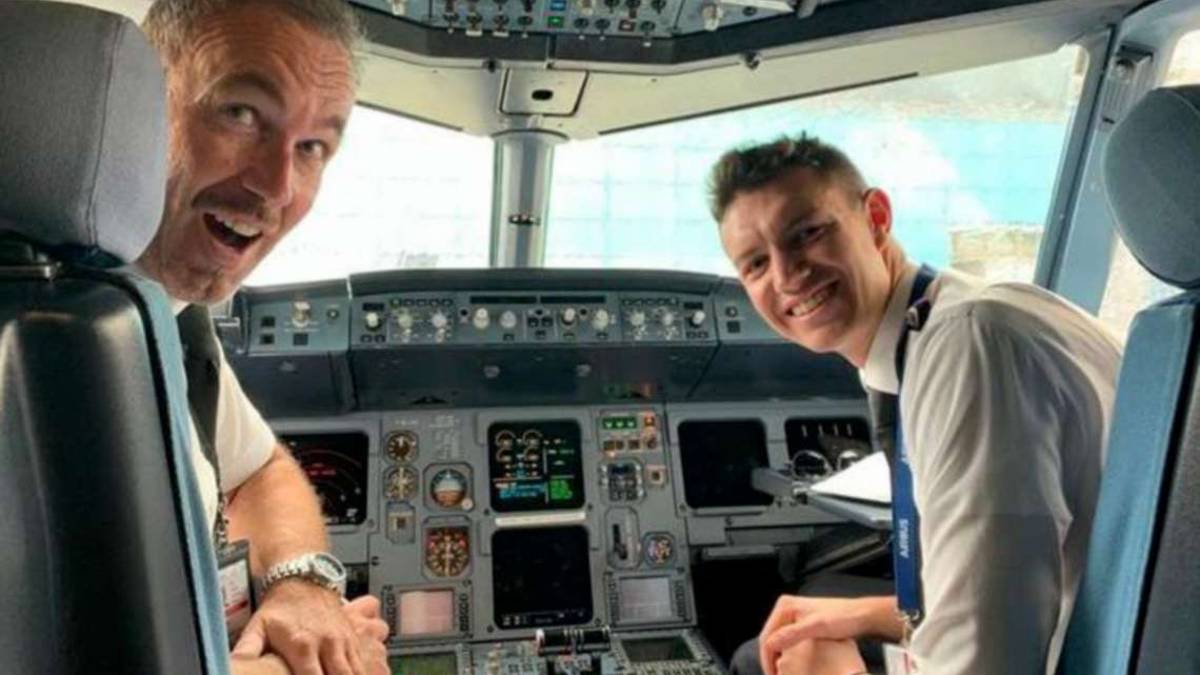 Tu sei di Modigliana? Anche io. Sull'aereo due piloti dello stesso paese
