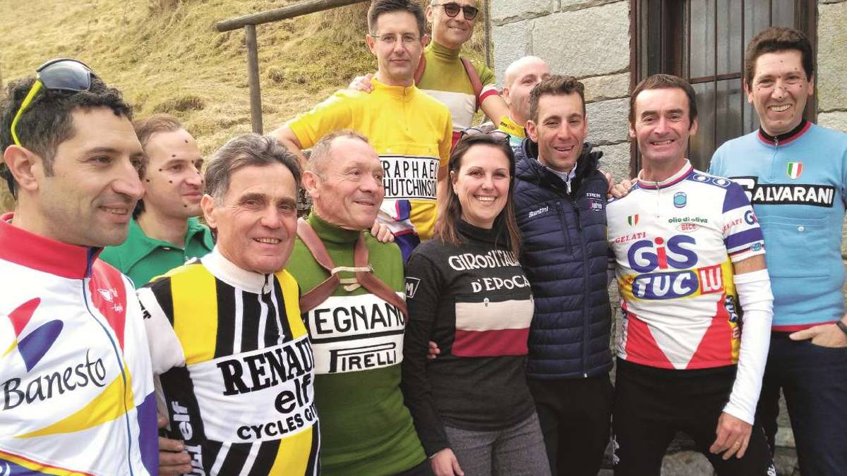 Un cesenate in versione Moser nello spot del Giro