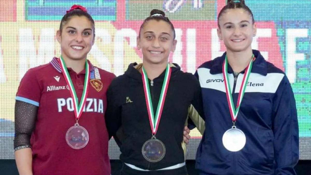 Ginnastica, l'imolese Guicciardi regina del volteggio ai tricolori