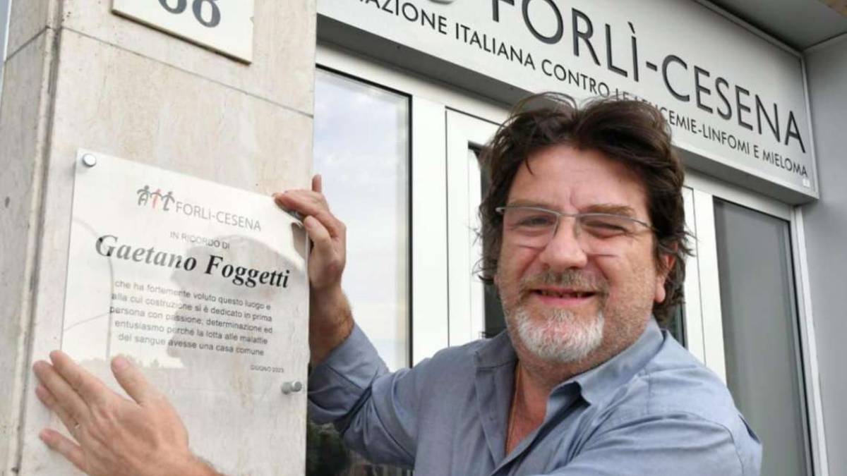 Forlì, la sede Ail intitolata a Foggetti