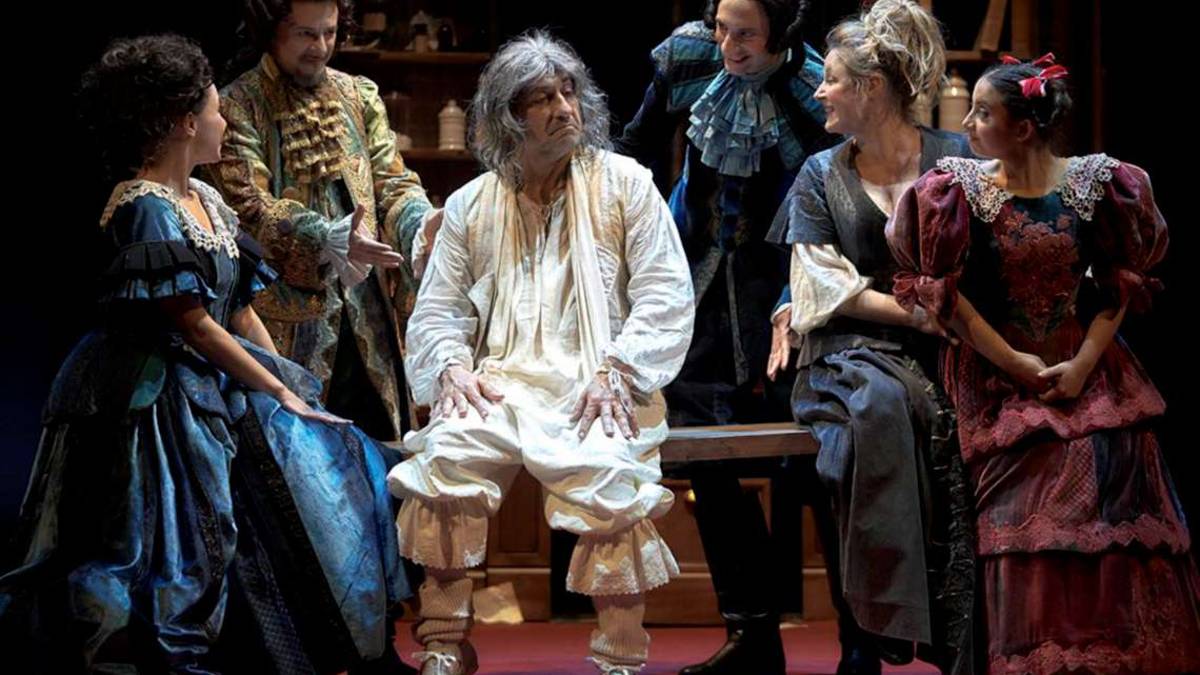 Emilio Solfrizzi a Russi con Il malato immaginario