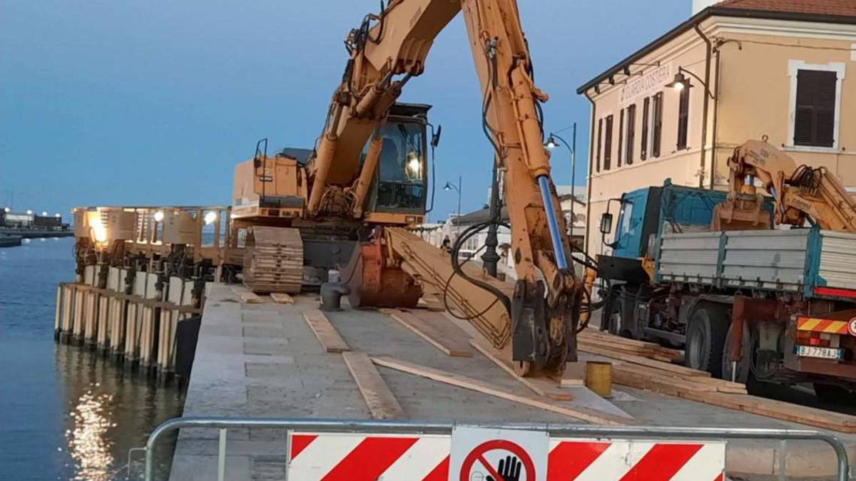 A Cesenatico risistemate le porte vinciane
