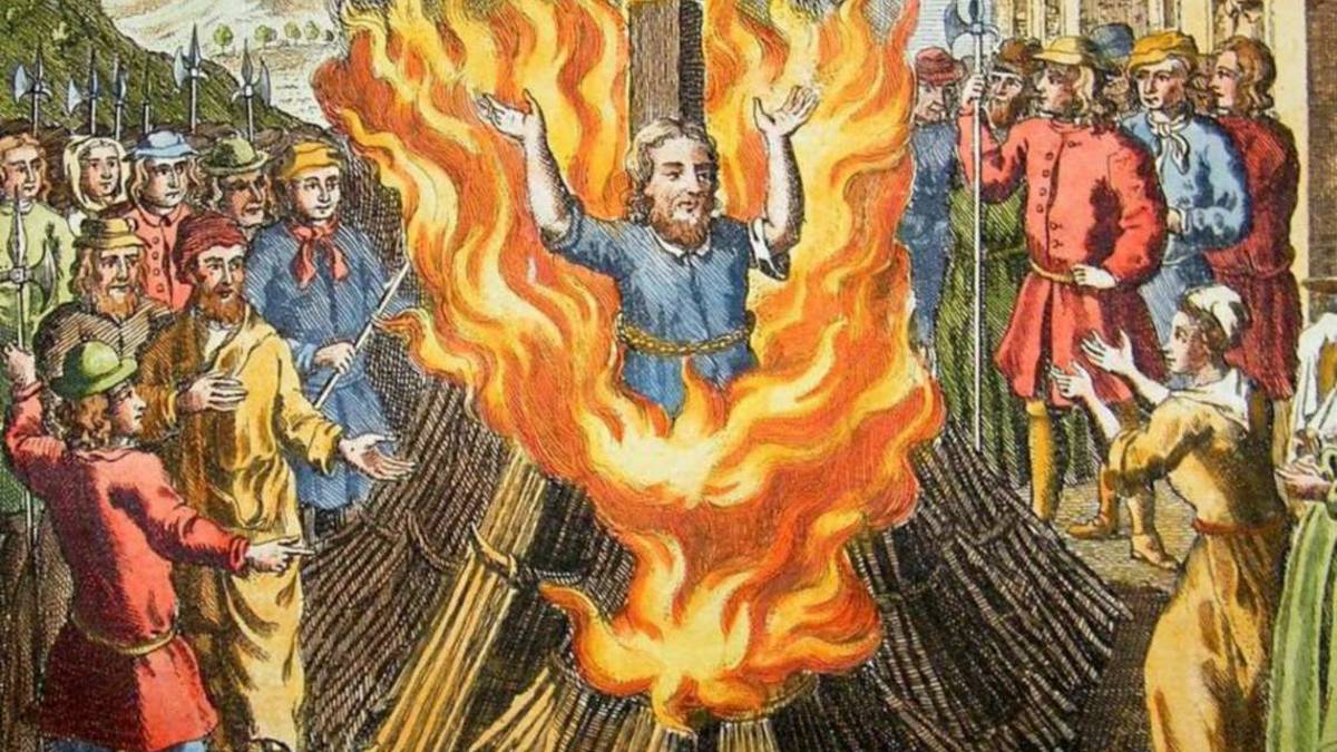 L'eretico che fu mandato al rogo nella Romagna del 1581