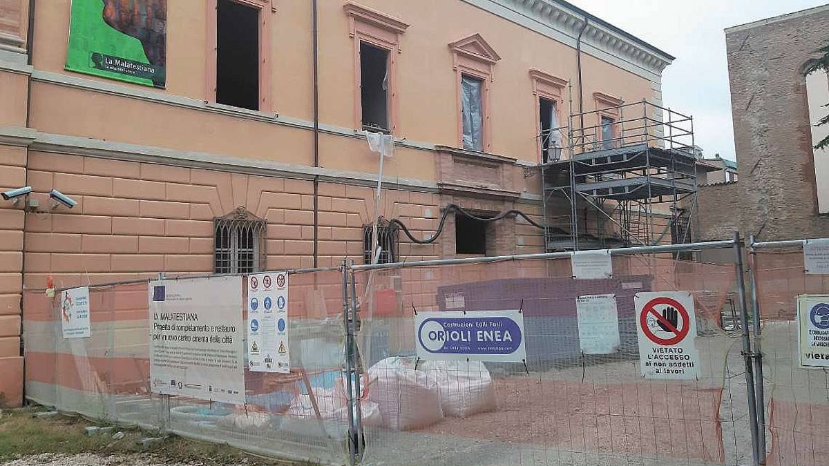 Cesena, Malatestiana: la fine lavori slitta di altri 3 mesi