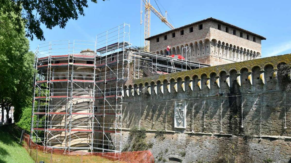 Forlì, partiti i lavori alla Rocca di Ravaldino