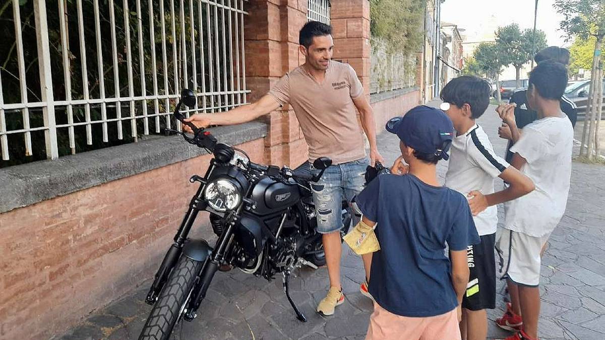 Lezione di Pirro al Merlara di Savignano: «Non arrendersi mai»