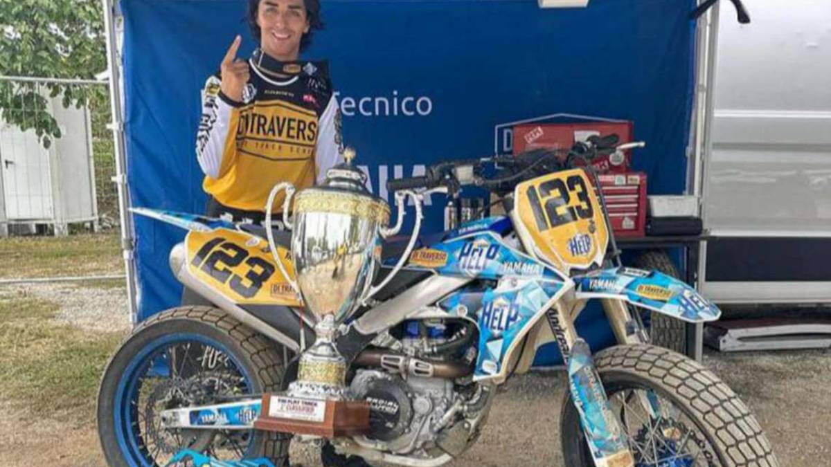 Motociclismo, Elia Bartolini è il mago del flat track