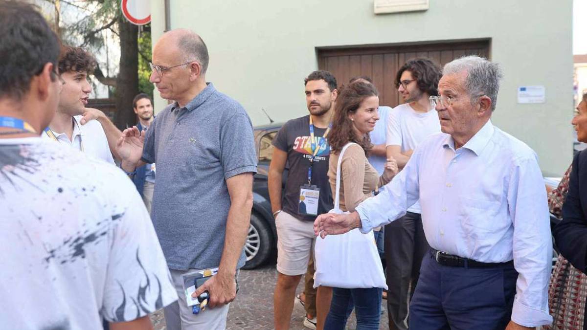 Prodi e Letta a Cesenatico alla Scuola di Politiche