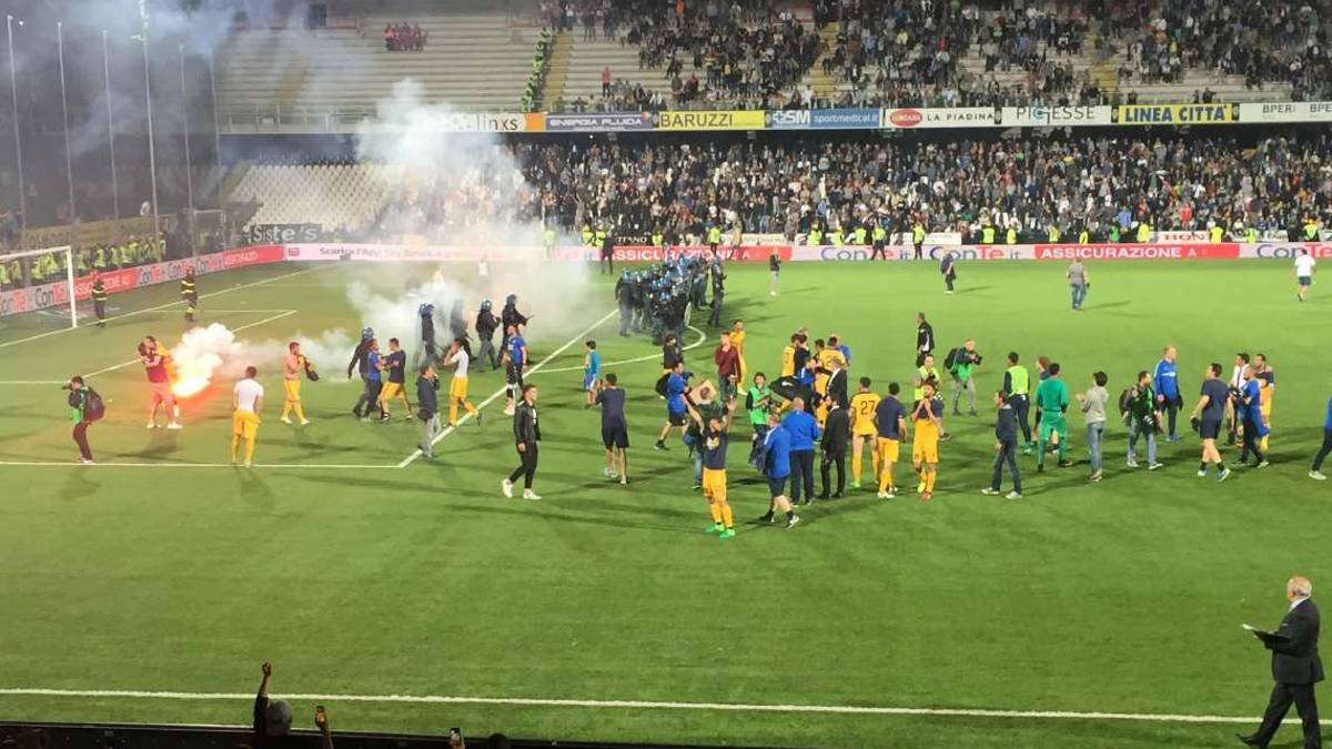 Cesena - Verona: 4 condanne per l'invasione di campo