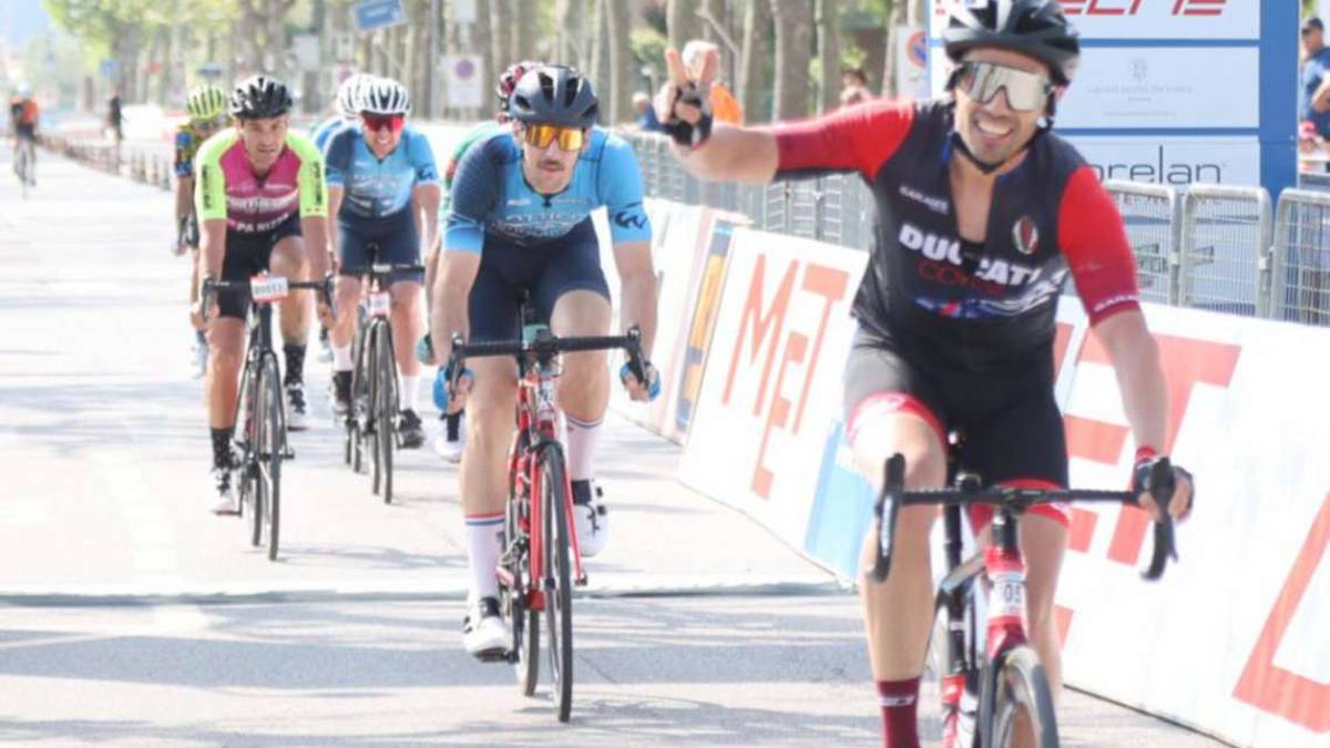Pirro d'Italia: un pilota super anche in bici alla Nove Colli