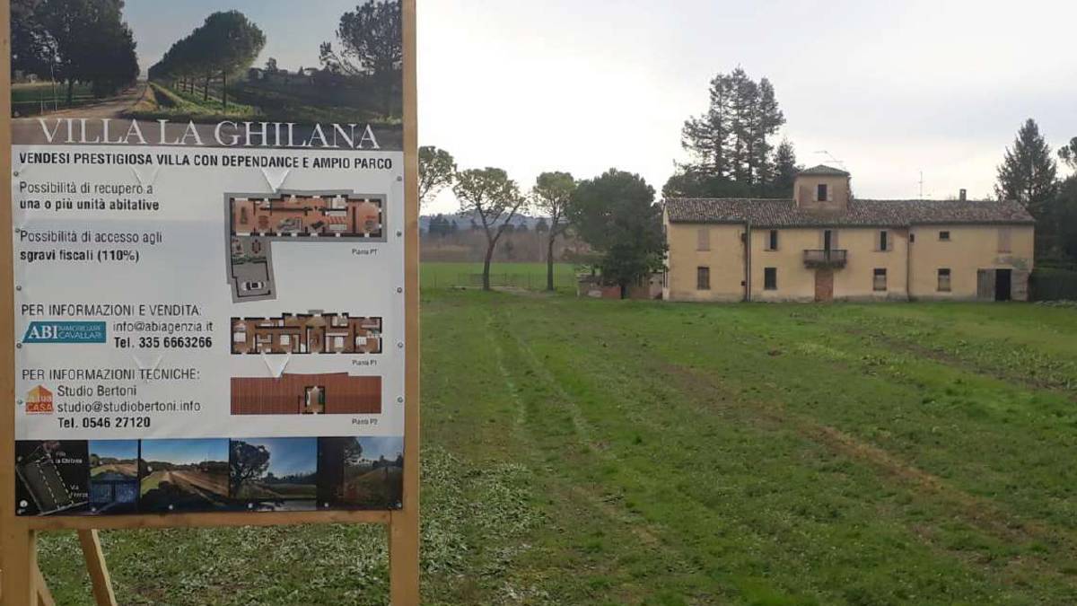 Faenza, in vendita villa infestata dal fantasma buono della Ghilana