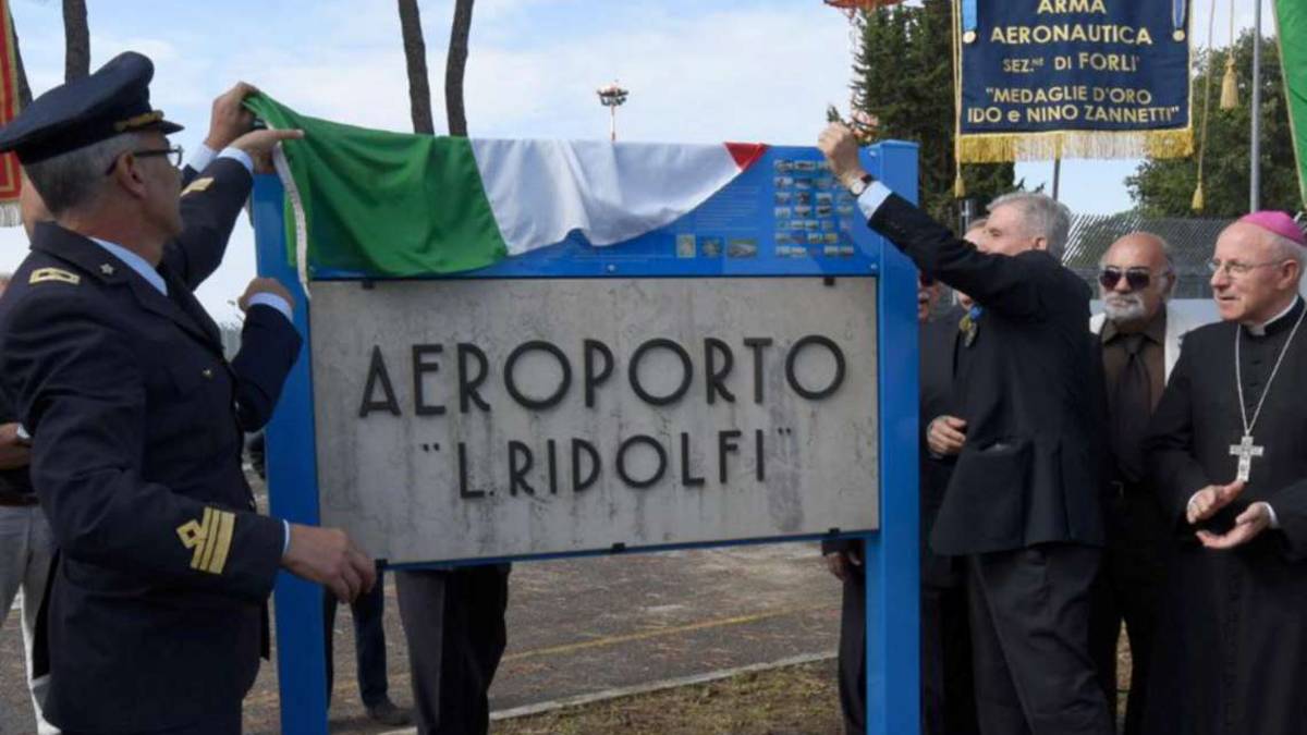 Forlì, la scoperta: un altro aeroporto intitolato a Ridolfi