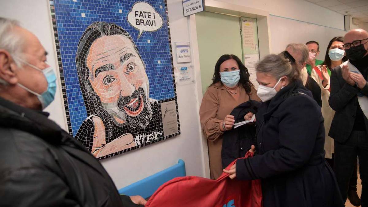 Forlì, sala prelievi dell'Avis in ricordo di Maurizio Lentis