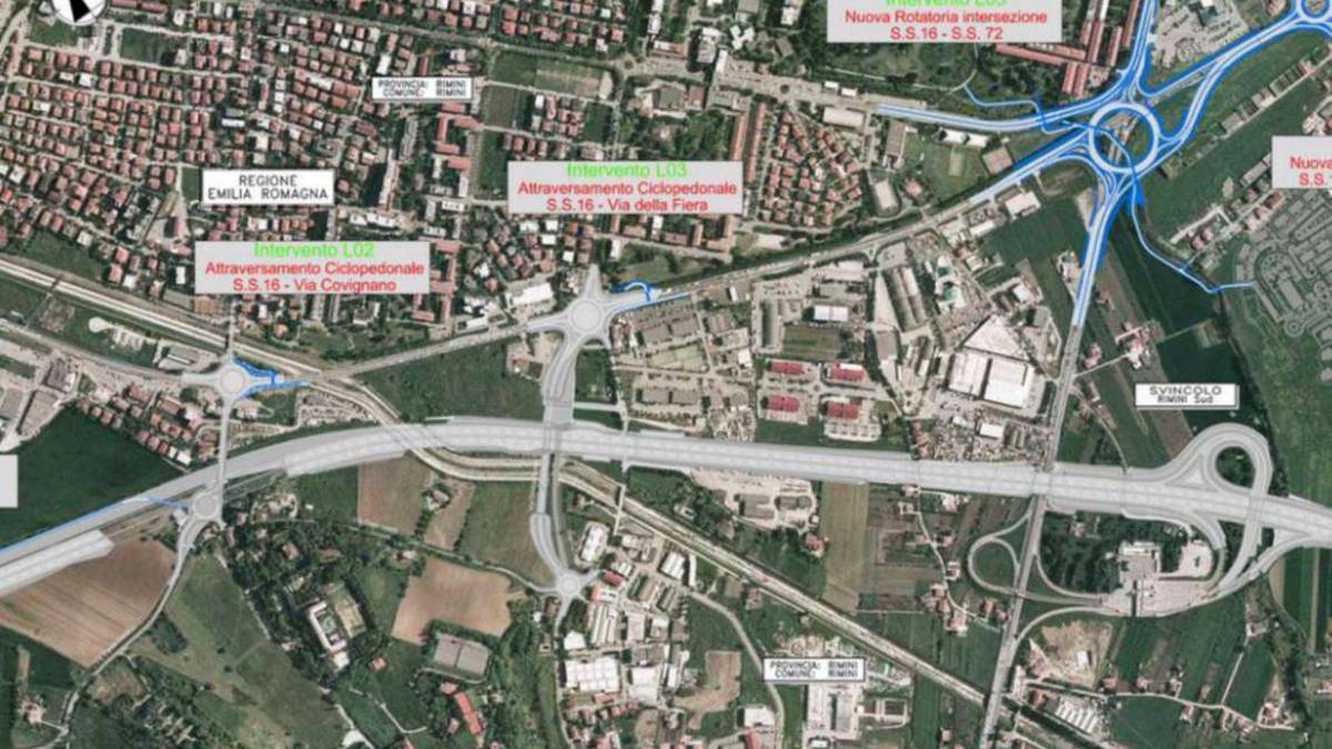 Rimini. Lavori per le maxi rotatorie: ecco il piano anti caos
