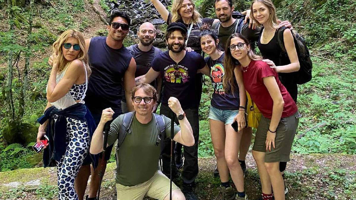 Concorrenti di Pechino Express all'avventura in Valle Savio