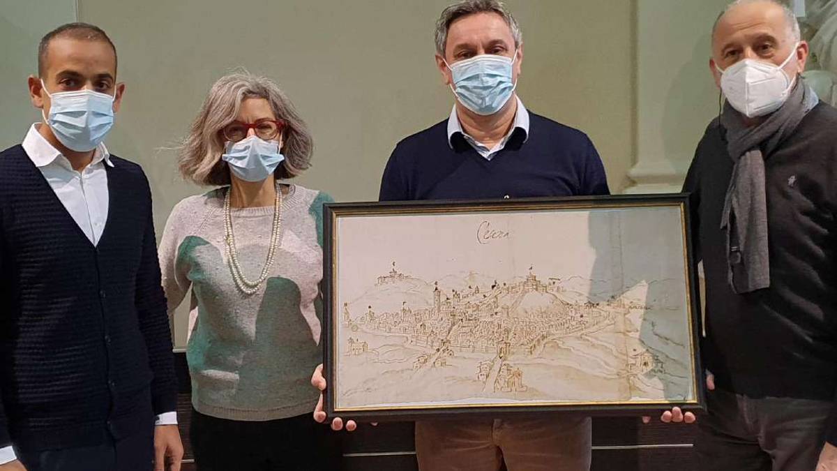 Ritrovata la mappa più antica di Cesena