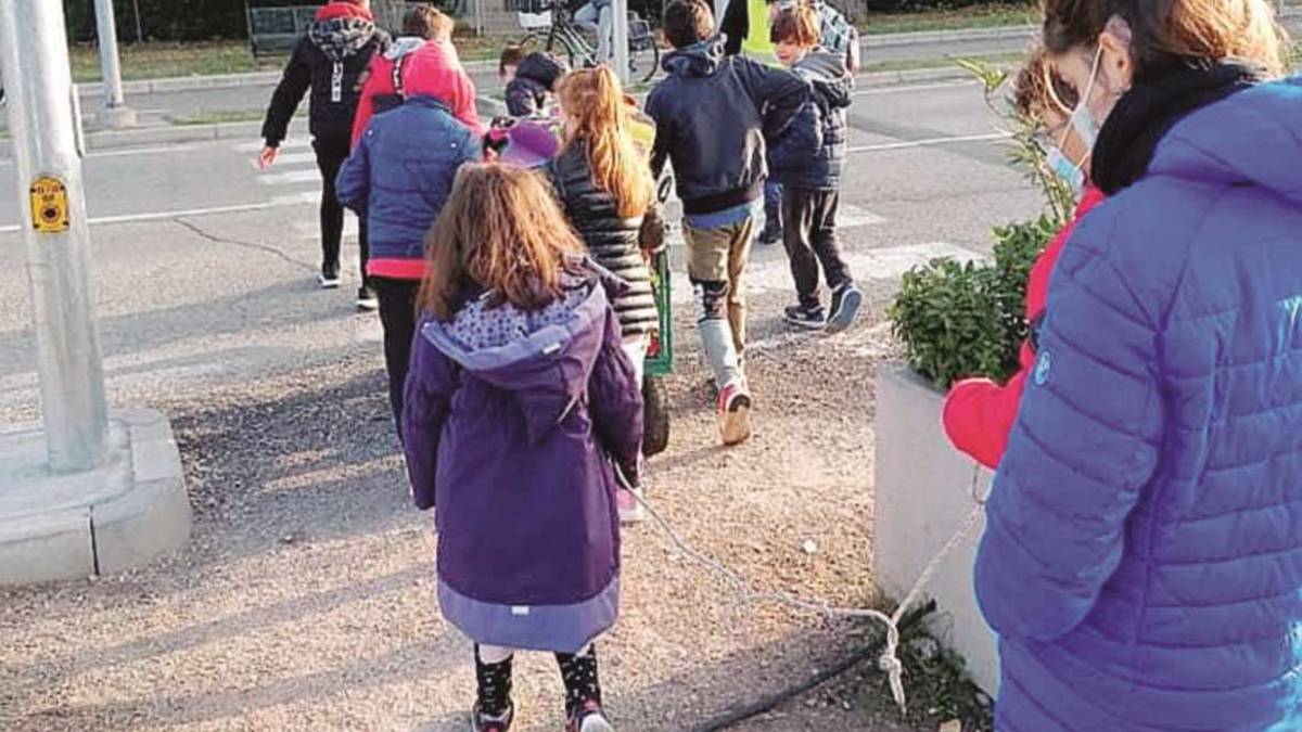 Bellaria, il Covid azzoppa il Piedibus: C'è solo un bimbo sulla linea 1