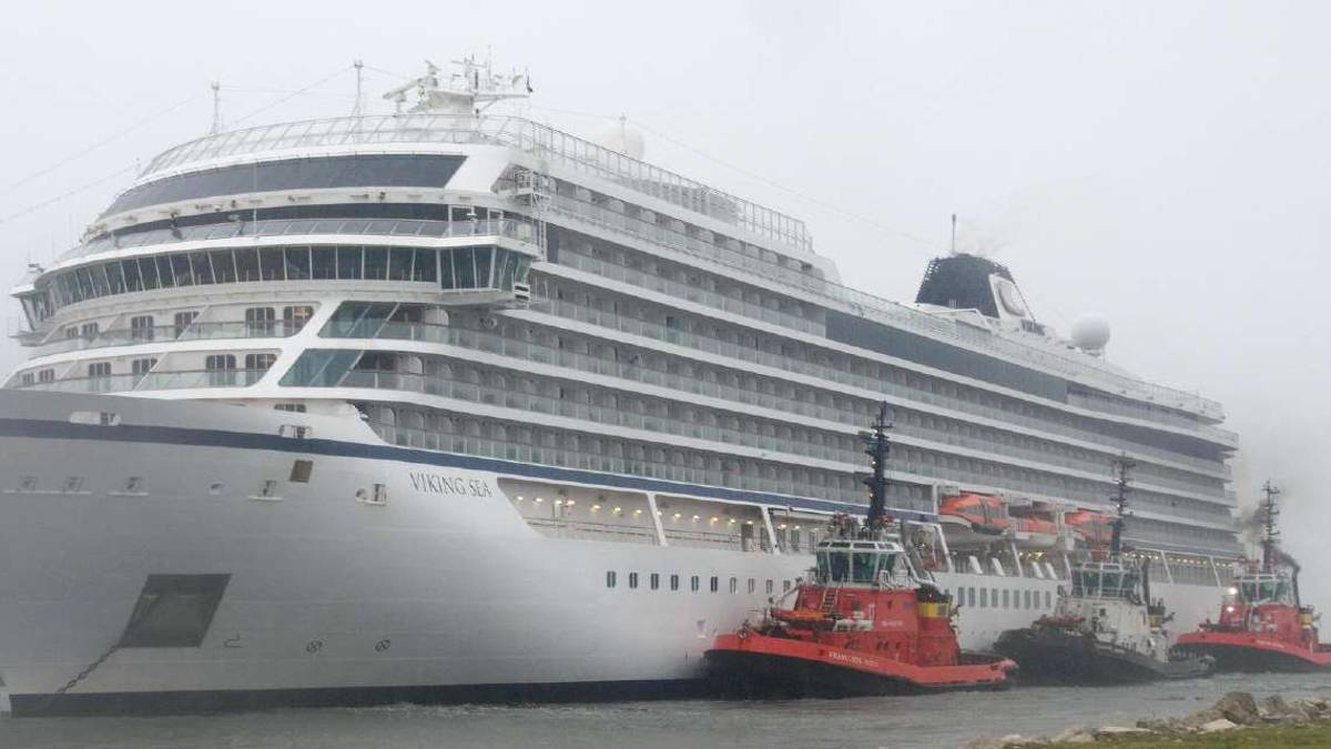 Ravenna, così abbiamo salvato la nave da crociera in mezzo alla tempesta VIDEO