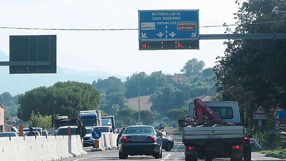 Superstrada da Rimini a San Marino senza più semafori