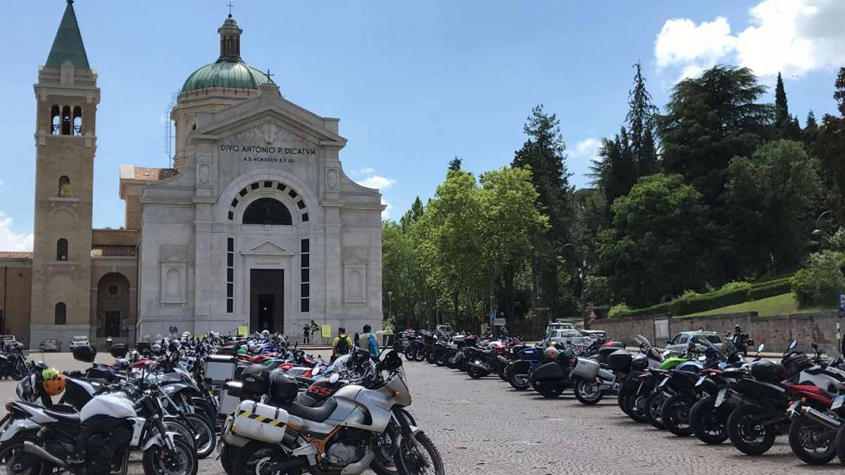 A Predappio l'invasione di moto e...tagliatelle
