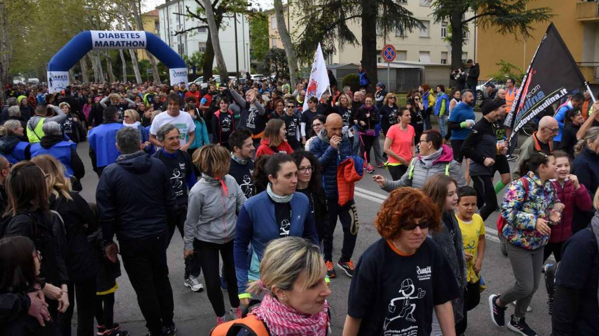 Forlì. Diabetes Marathon, la città si blocca per solidarietà