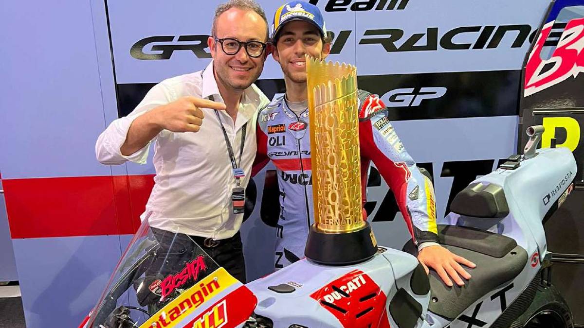 Sponsor e tifoso, l'imprenditore portafortuna del team Gresini