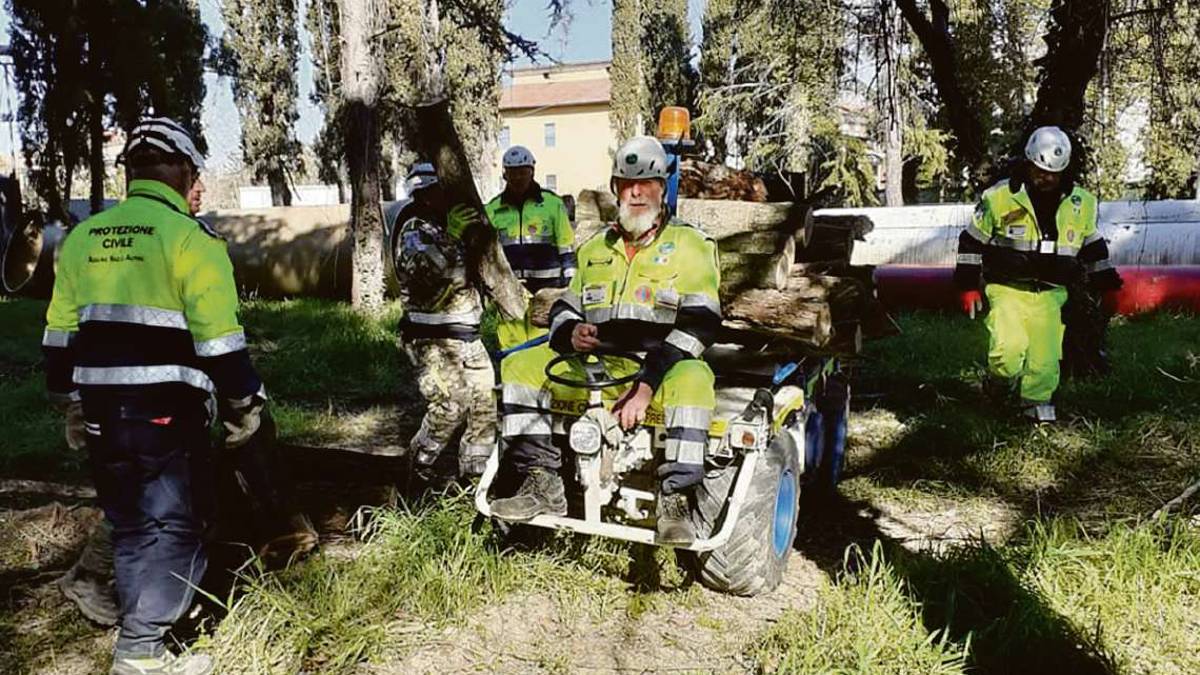 Rimini, arrivano gli alpini: ecco il campo base in via Marecchiese