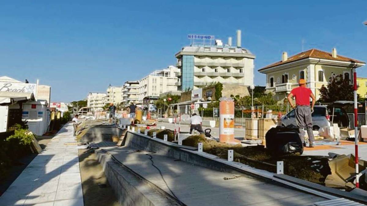Cattolica, lungomare pronto tra fine maggio e inizio giugno