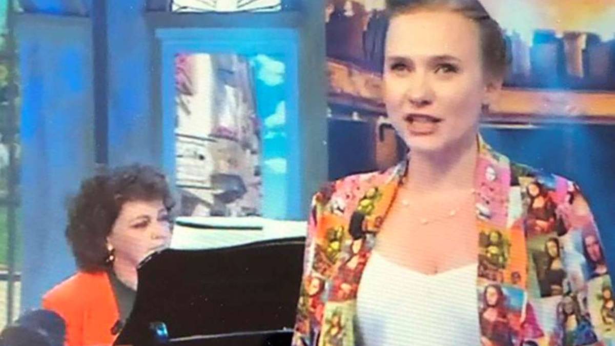 La soprano del fango di Cesena ai Fatti Vostri su Rai 2