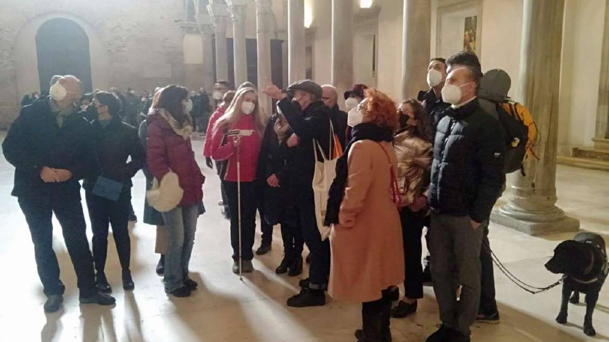 Ravenna, grazie al teatro i monumenti Unesco incantano anche i non vedenti