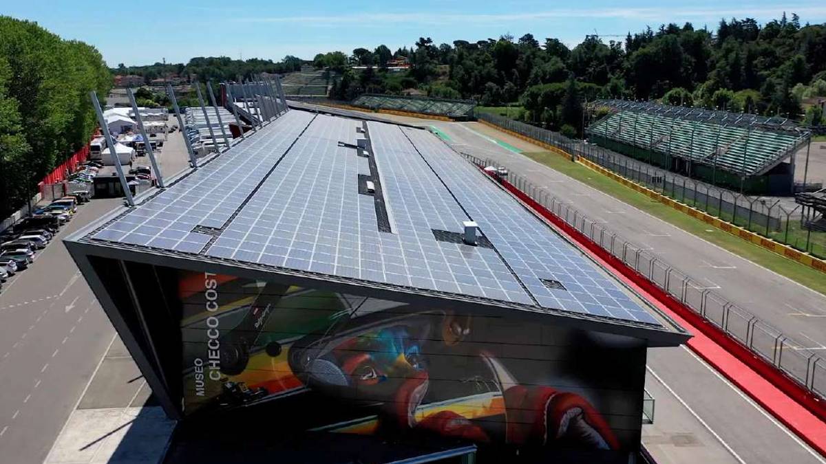 Autodromo di Imola, 250mila euro per potenziare il fotovoltaico
