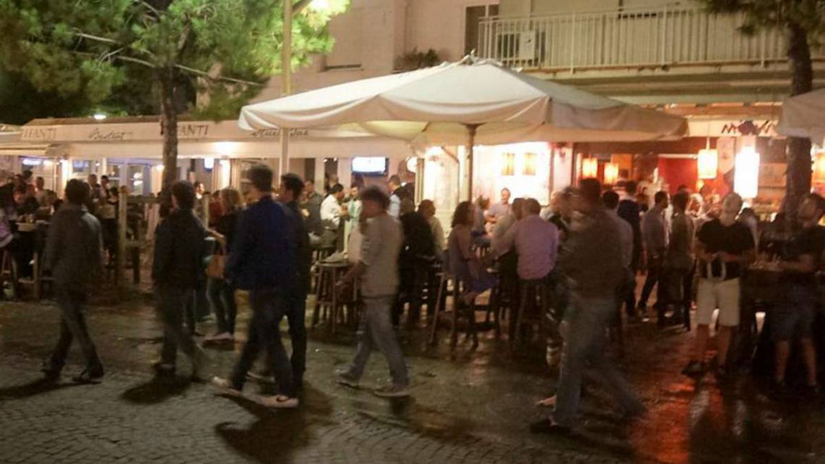 Tavolini in strada anche a Marina di Ravenna
