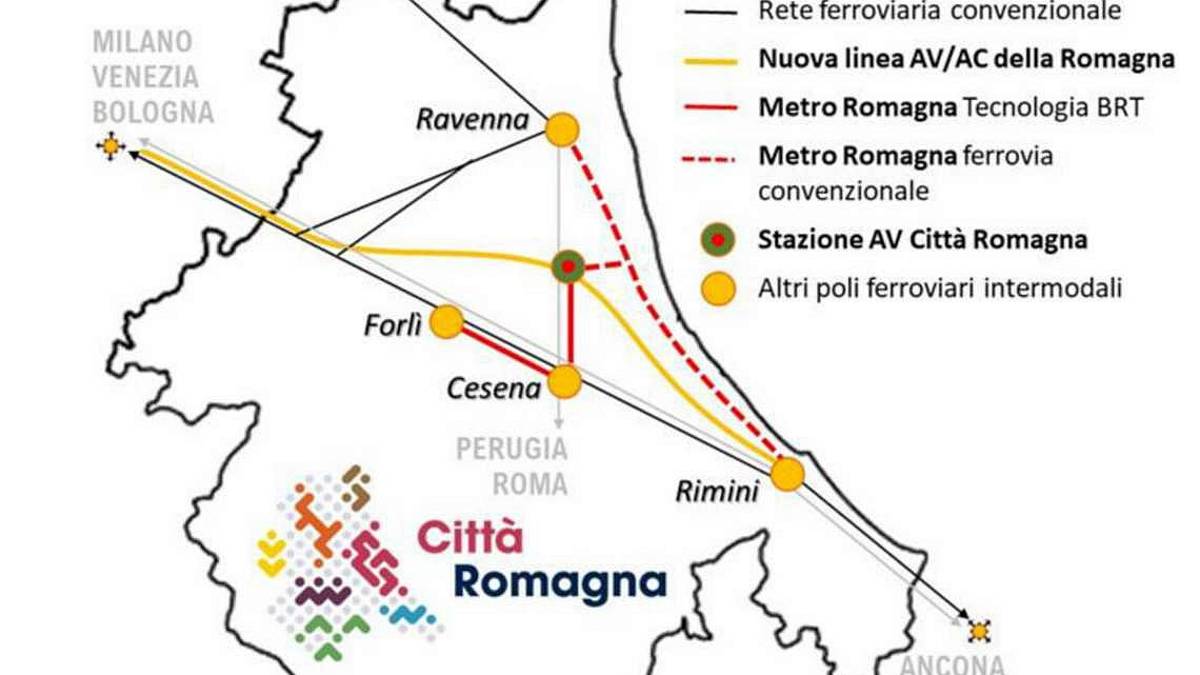 Rimini, la Tav e una stazione unica Città di Romagna: Ma è inutile senza collegamenti