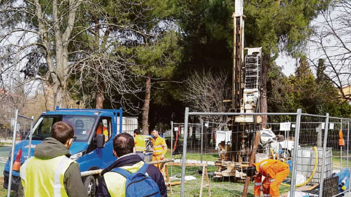 Cesena, trivella in tre punti per preparare i lavori sul Cesuola