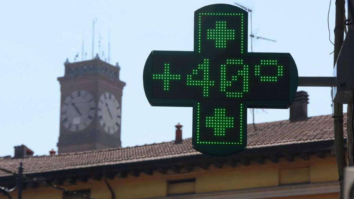 Forlì, caldo record: toccati i 40 gradi