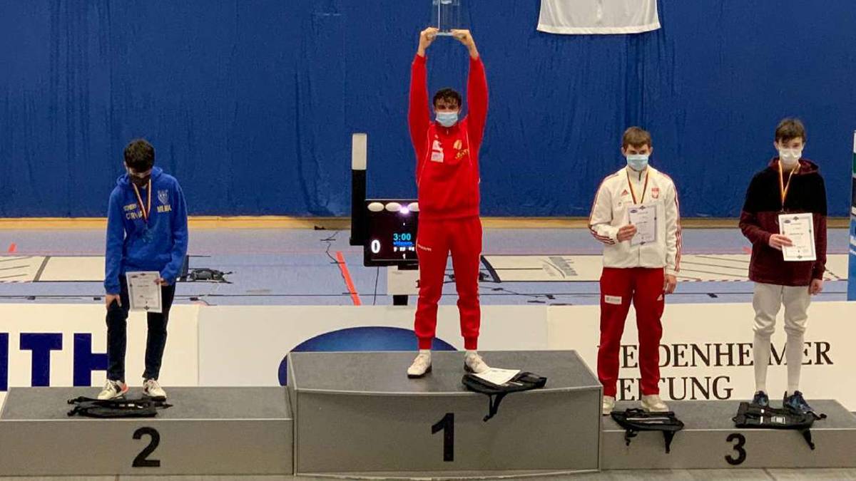 Scherma, lo spadista forlivese Cortini trionfa nel Circuito Europeo