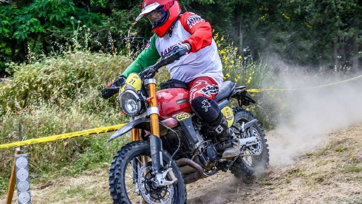 Predappio, Biserni campione italiano scrambler