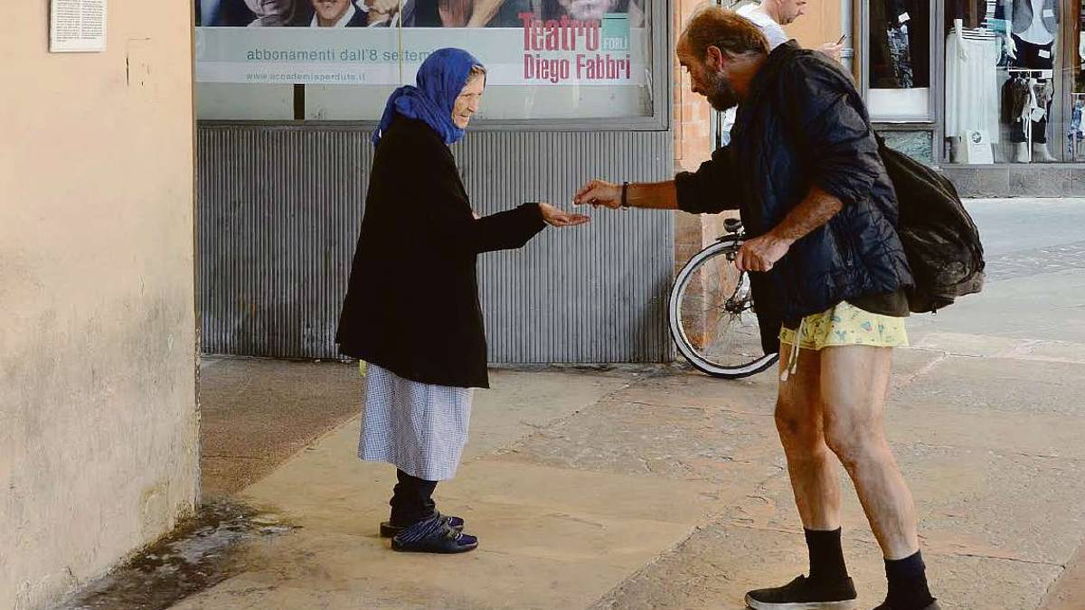 Forlì. Addio a Luciano, l'invisibile che donava senza avere nulla