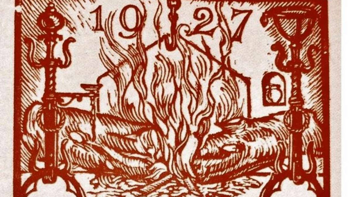 Le cartoline d'auguri di due grandi xilografi romagnoli