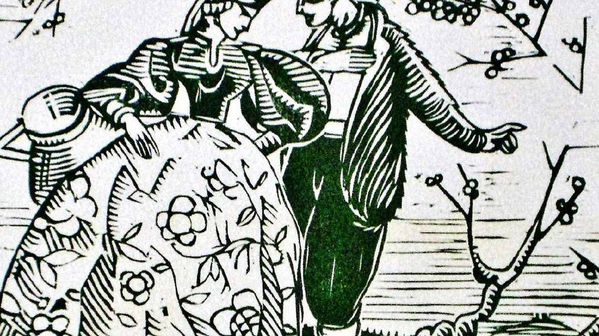 La primavera nella xilografia romagnola