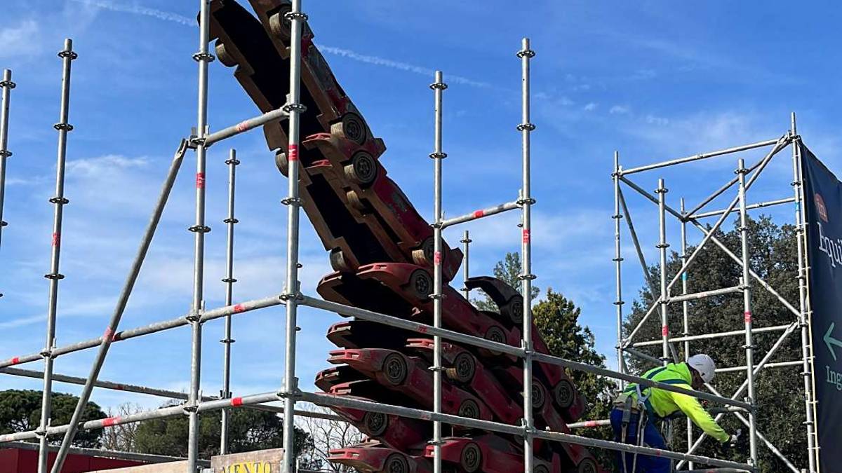 Imola, al via in autodromo il restauro del monumento di Arman