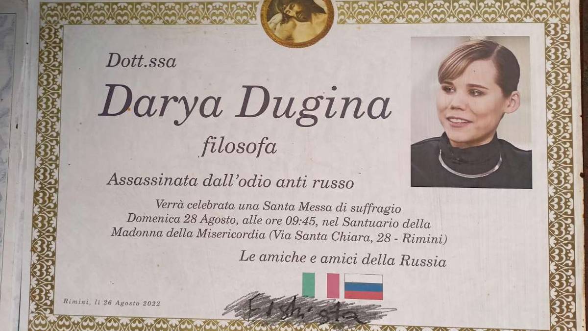 Messa in ricordo della russa Dugina. Il don: Non sapevo nulla